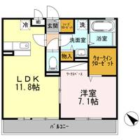 神奈川県海老名市社家2(アパート)の賃貸物件の間取り