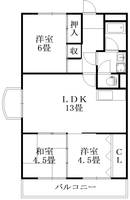 第1サニーハイツの間取り