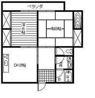 ステーションハイツ萩の間取り