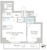 神奈川県川崎市中原区木月2(マンション)の賃貸物件の間取り