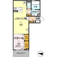 熊本県熊本市中央区出水6(アパート)の賃貸物件の間取り