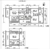 東京都江東区東雲1(マンション)の賃貸物件の間取り