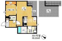 福岡県福岡市東区香椎駅東1(アパート)の賃貸物件の間取り