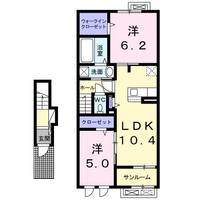 リード・パレスBの間取り