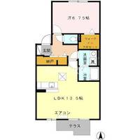 愛知県一宮市奥町字貴船前(アパート)の賃貸物件の間取り