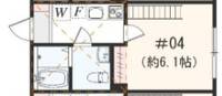 神奈川県平塚市真田4(アパート)の賃貸物件の間取り