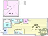 セラヴィ高松の間取り