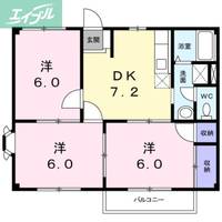 ひまわりAの間取り