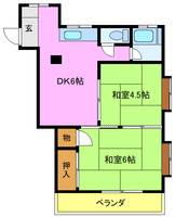 東京都墨田区東向島6(マンション)の賃貸物件の間取り