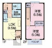愛知県西尾市吉良町上横須賀元屋敷(一戸建)の賃貸物件の間取り