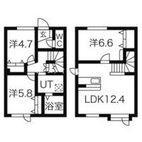 北海道札幌市東区東雁来十一条4(一戸建)の賃貸物件の間取り