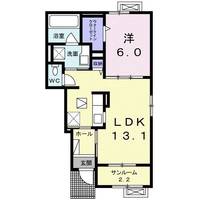 エセックス 西苑 IIの間取り