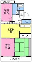 物件の間取り画像