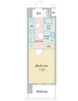 クレシェール大須の間取り