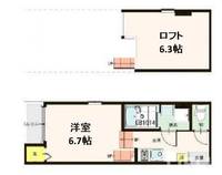 宮城県仙台市若林区一本杉町(アパート)の賃貸物件の間取り