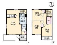 クラビス A棟の間取り