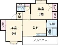 サンワハイツIの間取り