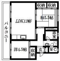 芳川マンションの間取り