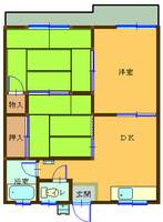 みたきハイツの間取り
