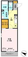 埼玉県八潮市中央4(アパート)の賃貸物件の間取り
