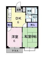 群馬県高崎市大八木町(アパート)の賃貸物件の間取り