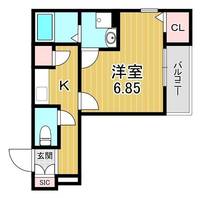 大阪府大阪市鶴見区安田3(アパート)の賃貸物件の間取り