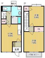物件の間取り画像