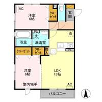 コージーネストBの間取り