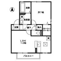 リビングタウン飯岡新田I C棟の間取り