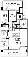 物件の間取り画像