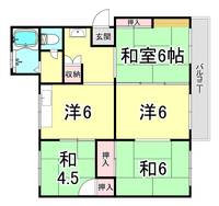 兵庫県神戸市垂水区青山台4(マンション)の賃貸物件の間取り