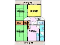 コ-ポラス府中の間取り