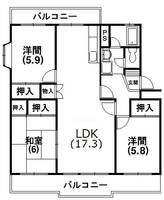 物件の間取り画像