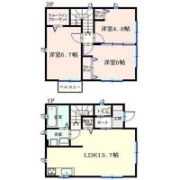 埼玉県所沢市大字久米(一戸建)の賃貸物件の間取り