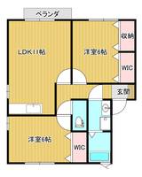 セジュールひかりのの間取り