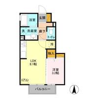 ルシール細谷 Dの間取り