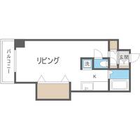 北海道札幌市中央区南十一条西1(マンション)の賃貸物件の間取り