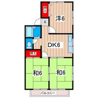 菊池ハイツの間取り