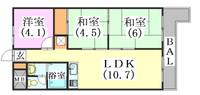 物件の間取り画像