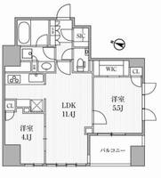 ディームス大手町ノースの間取り