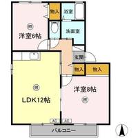 福島県いわき市平上平窪字南町(アパート)の賃貸物件の間取り