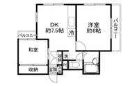 コーポ高鳥の間取り