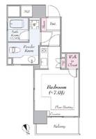 東京都港区芝2(マンション)の賃貸物件の間取り