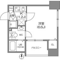 東京都中野区本町1(マンション)の賃貸物件の間取り