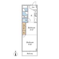 アステール・ナガセの間取り