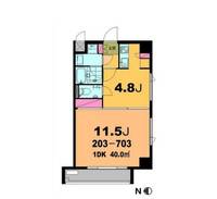 東京都台東区浅草橋5(マンション)の賃貸物件の間取り