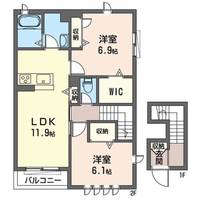 シャーメゾンひまわりの間取り