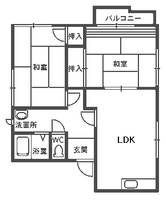 シャロームの間取り