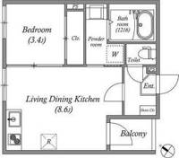 大阪府吹田市寿町2(アパート)の賃貸物件の間取り