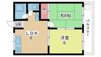 大阪府豊中市螢池中町2(マンション)の賃貸物件の間取り